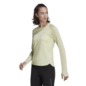 adidas Mujer Suéteres Adizero Long Sleve Verde 