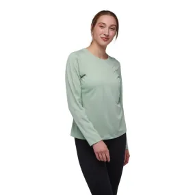 Black Diamond Mujer Suéteres Lightwire LS Tee Verde 