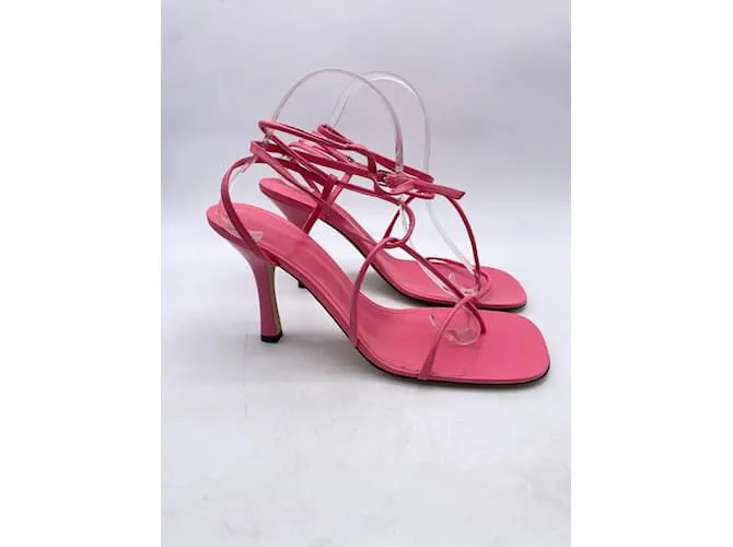BOTTEGA VENETA Sandalias T.UE 41 cuero Rosa 
