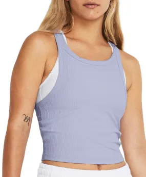 Camiseta sin mangas Under Armour Meridian Rib Crop Tank-PPL