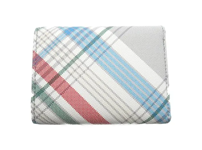 Cartera blanca de tres pliegues Vivienne Westwood Blanco 