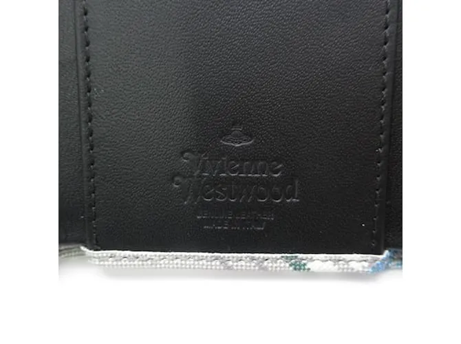 Cartera blanca de tres pliegues Vivienne Westwood Blanco 