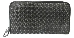 Cartera Larga Intrecciato Bottega Veneta Negro 