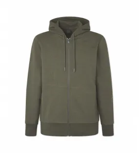 HACKETT LONDON SUDADERA CAPUCHA CREMALLERA VERDE