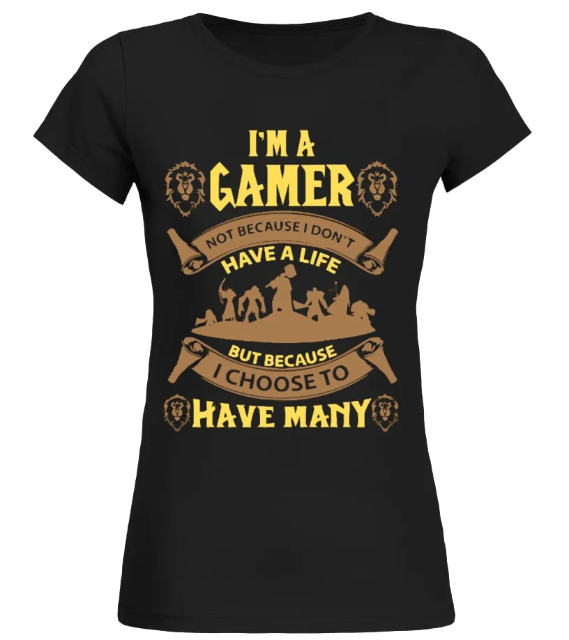 I'm A Gamer Special Shirt Camiseta cuello redondo Mujer