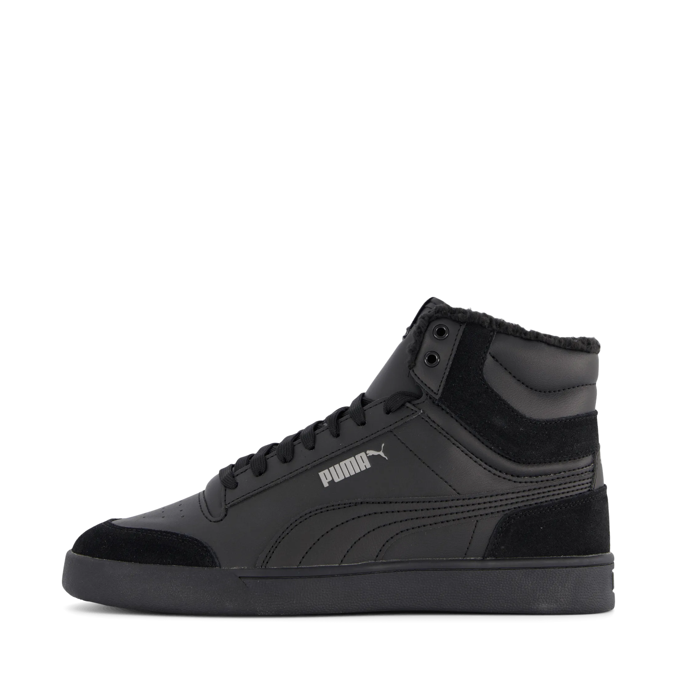 Puma Puma Shuffle Mid Fur Puma Black-puma Black-steel Gr