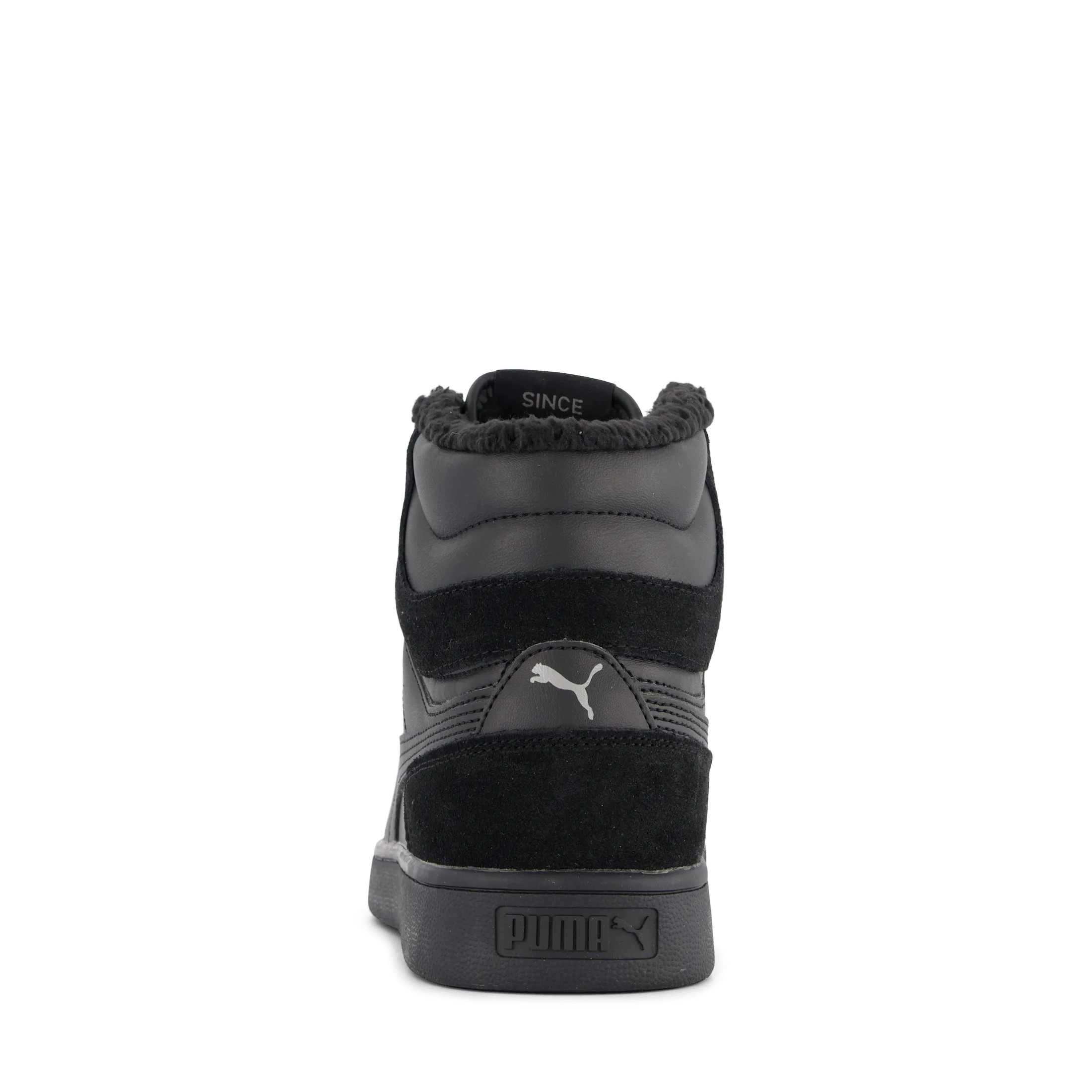 Puma Puma Shuffle Mid Fur Puma Black-puma Black-steel Gr