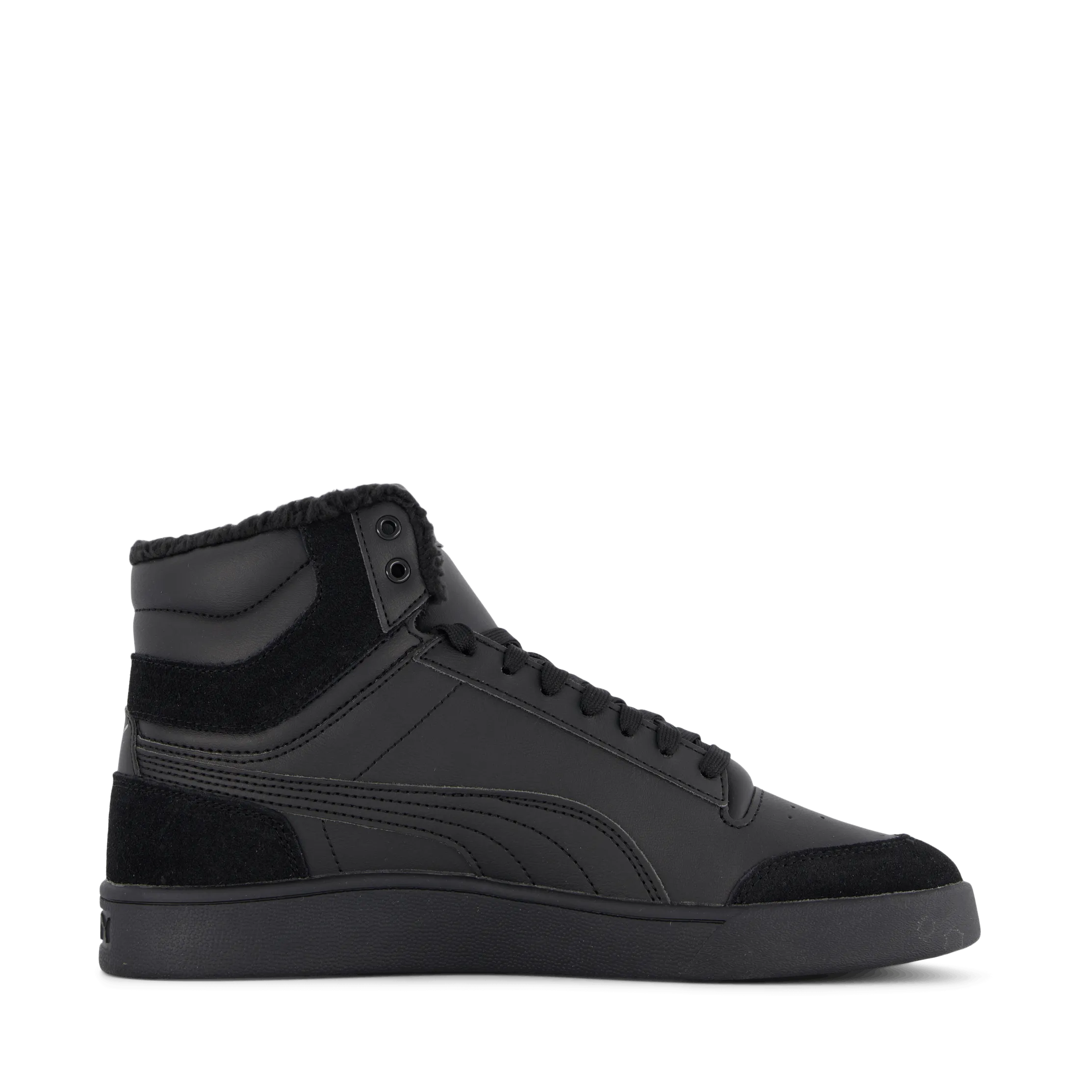 Puma Puma Shuffle Mid Fur Puma Black-puma Black-steel Gr