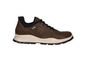 Sneaker Goretex Nobuck Marron Cuello y Lengueta Negra