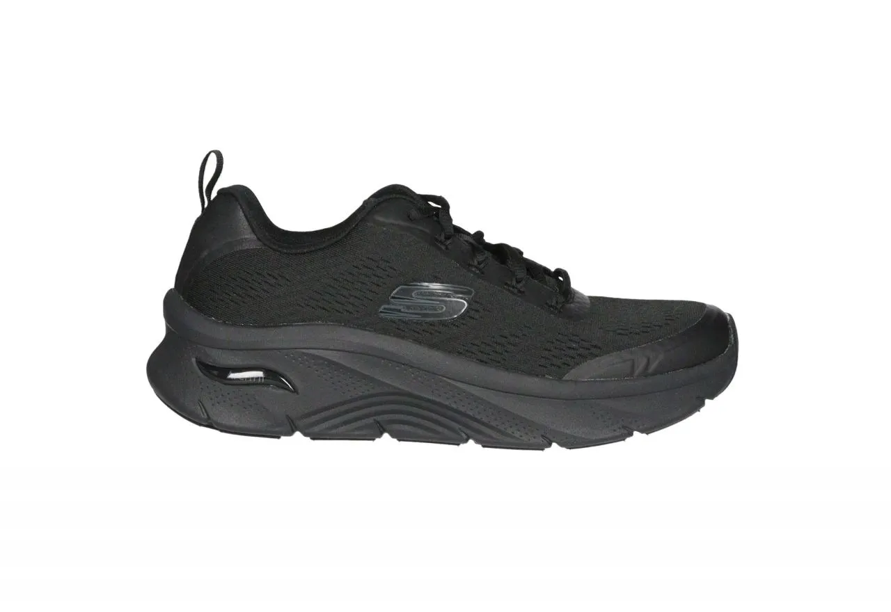 Sneaker Nylon Negro Arch Fit Piso Grueso