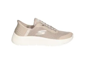 Sneaker Nylon Taupe Slip-ins Piso Goma Blanco