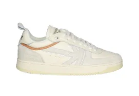 Sneaker Piel/nobuck Beig Filo Superior Camel Piso Goma